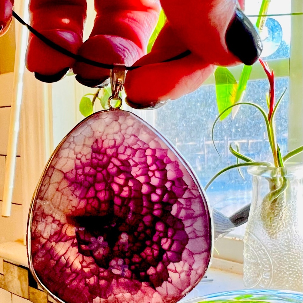 Beautiful 16 inch Genuine Amethyst necklace 💜